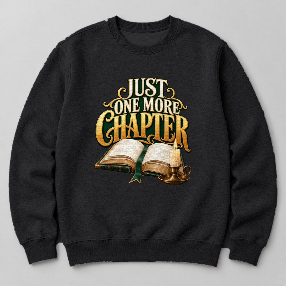 Just One More Chapter Sweatshirt in Black
