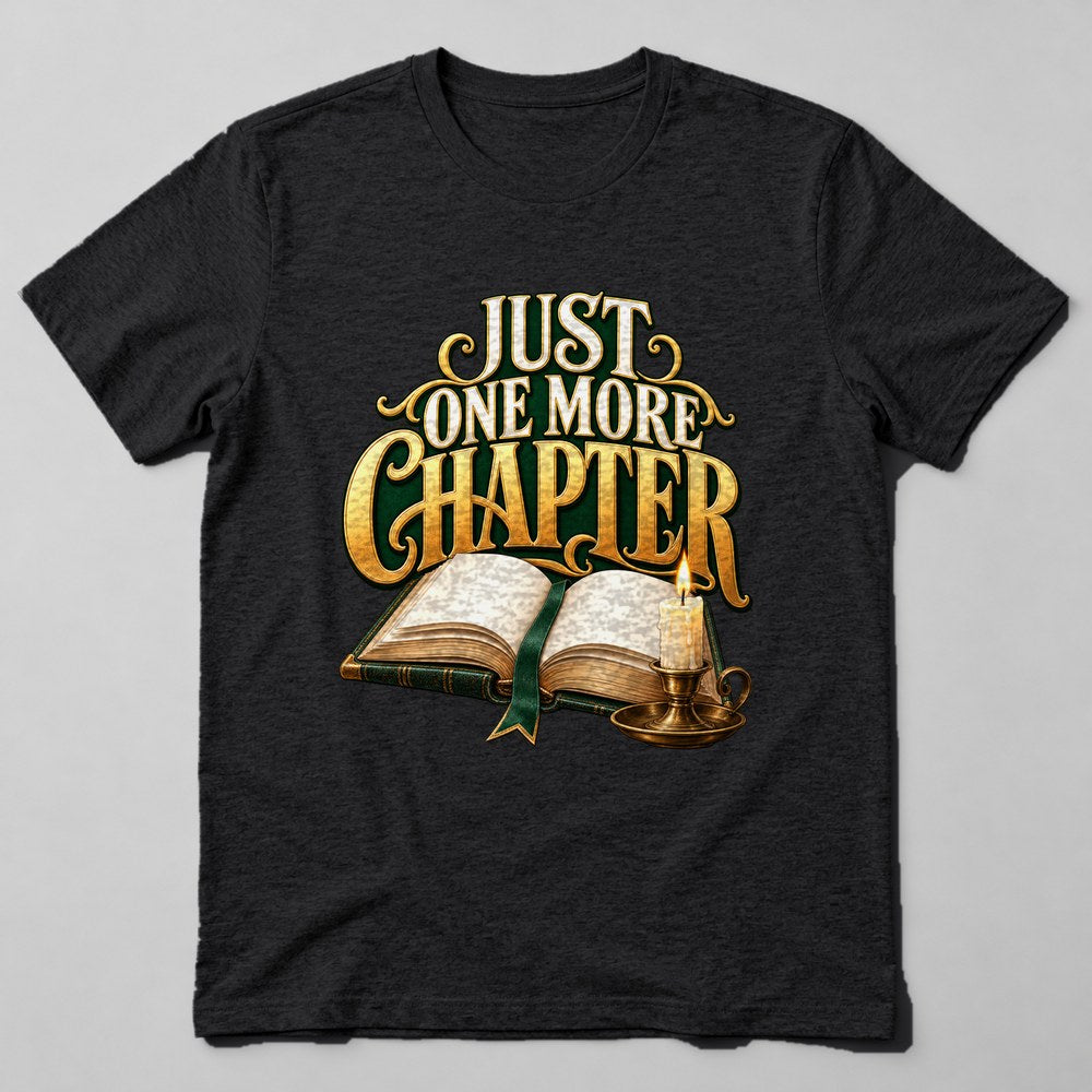 Just One More Chapter T-Shirt in Black