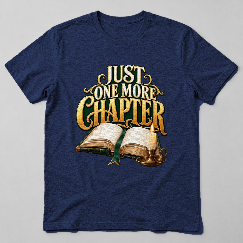 Just One More Chapter T-Shirt in Navy
