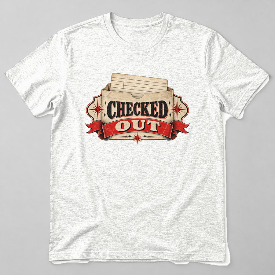 Checked Out t-shirt in White