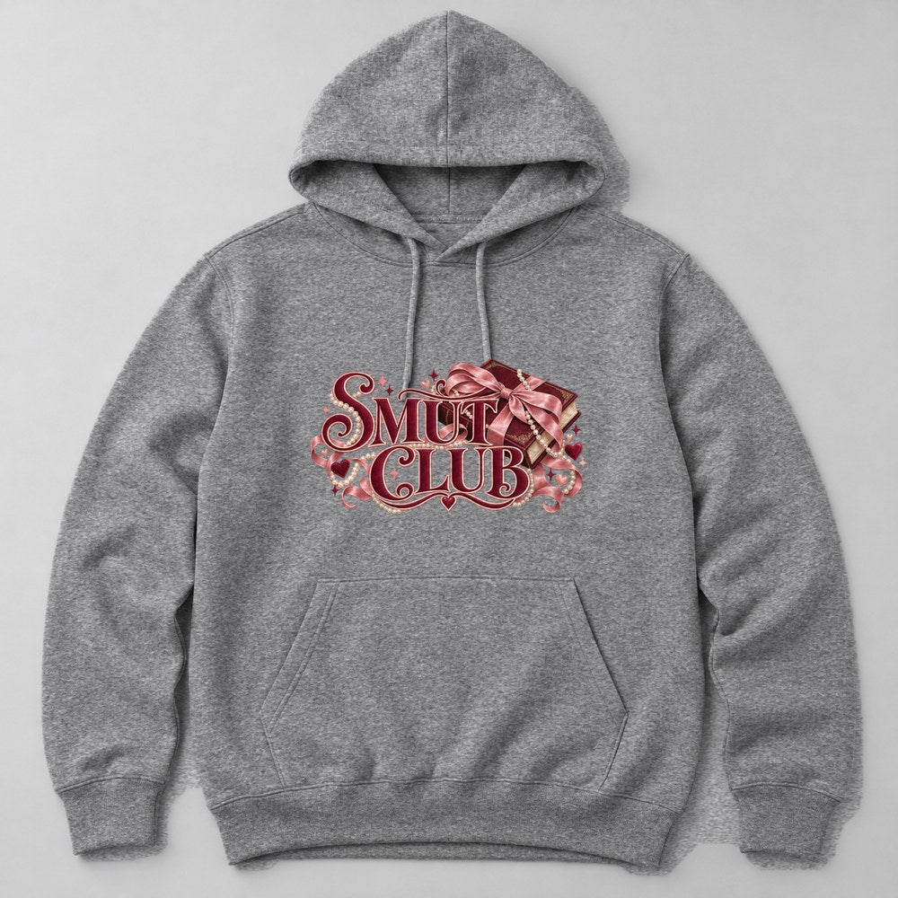 Smut Club Hoodie in Heather Grey