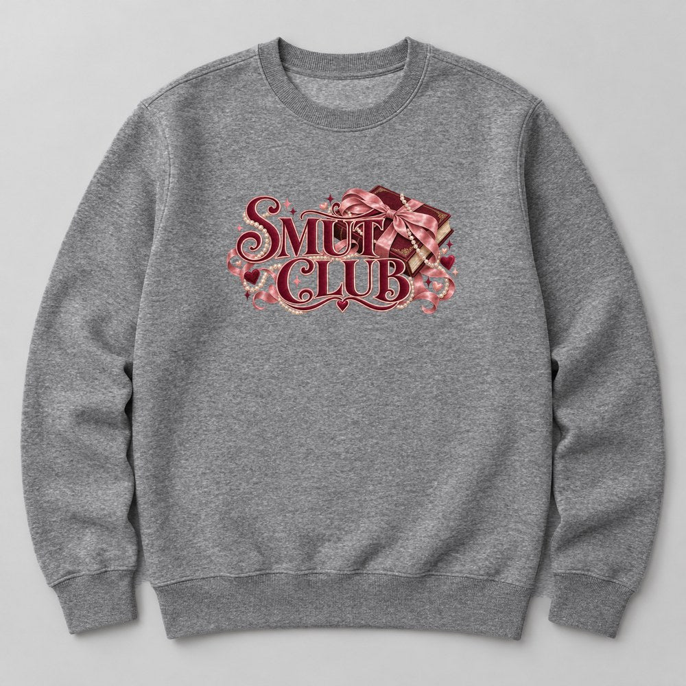 Smut Club Sweatshirt in Heather Grey