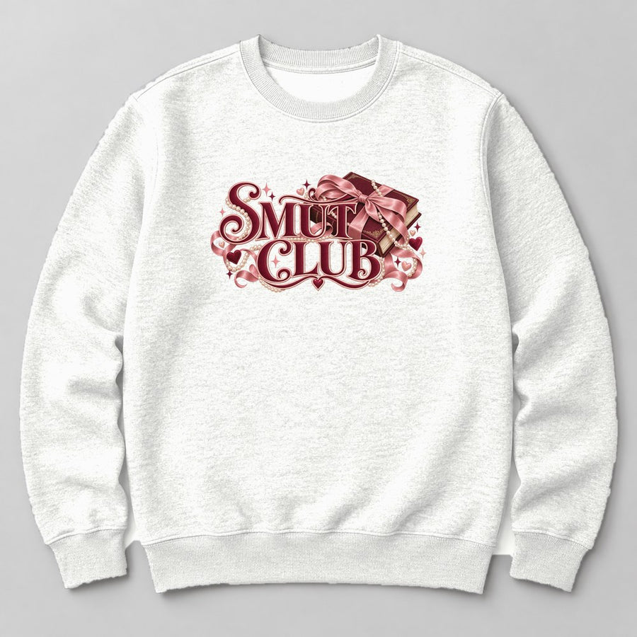 Smut Club crewneck sweatshirt in White