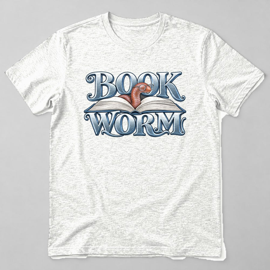 Book Worm t-shirt in White