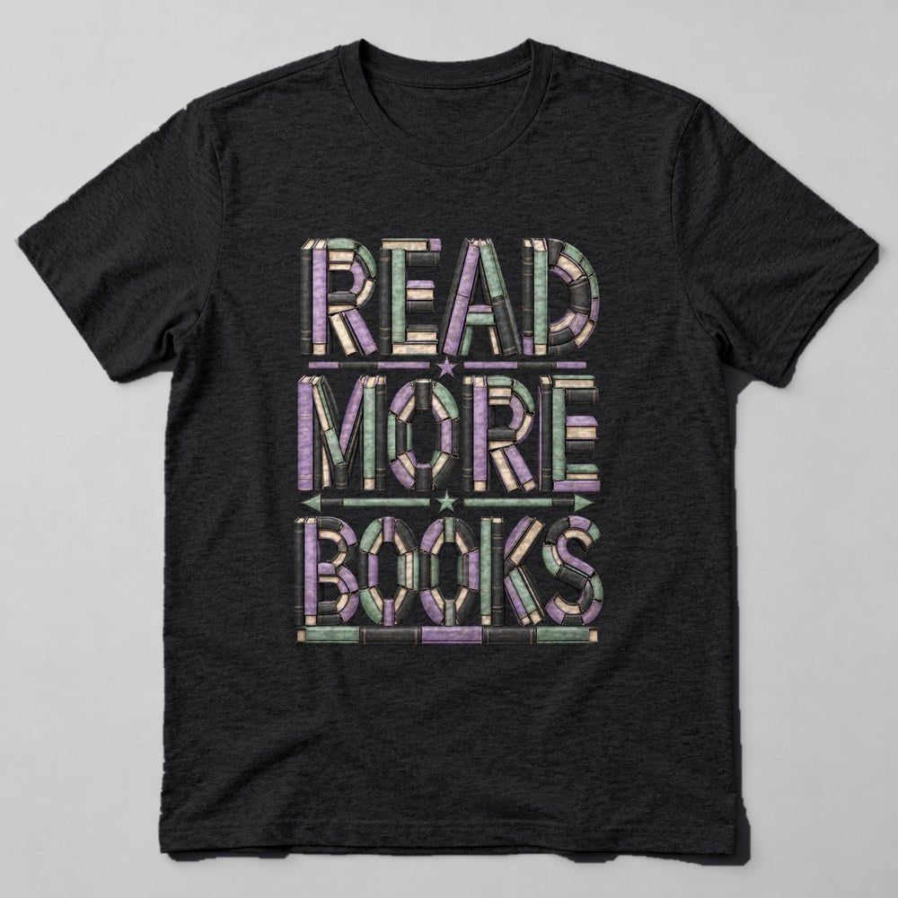 Read More Books T-Shirt in Black