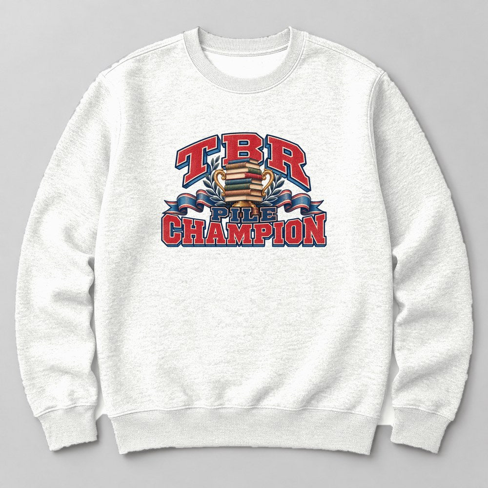 Tbr Pile Champion Sweatshirt in White