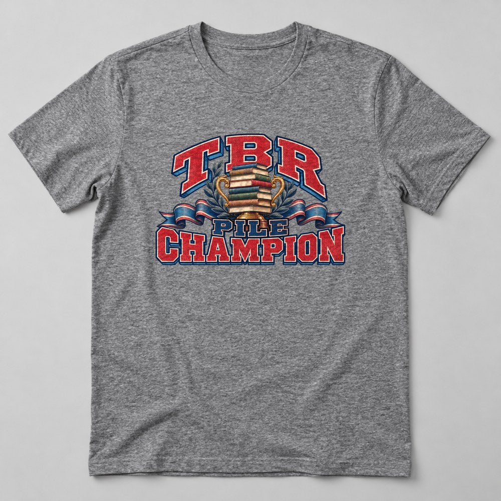 Tbr Pile Champion T-Shirt in Heather Grey