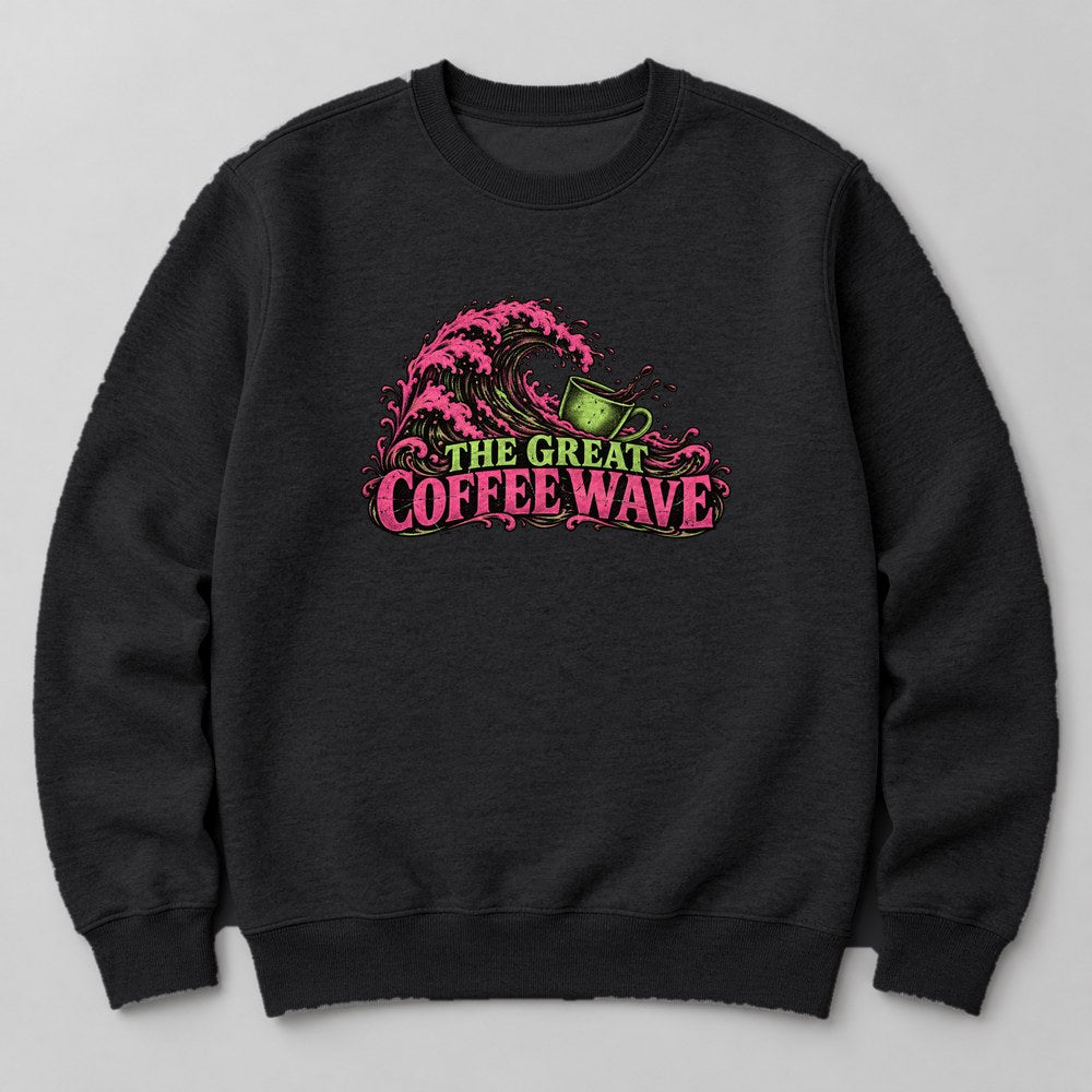 The Great Coffee Wave Sweatshirt in Black