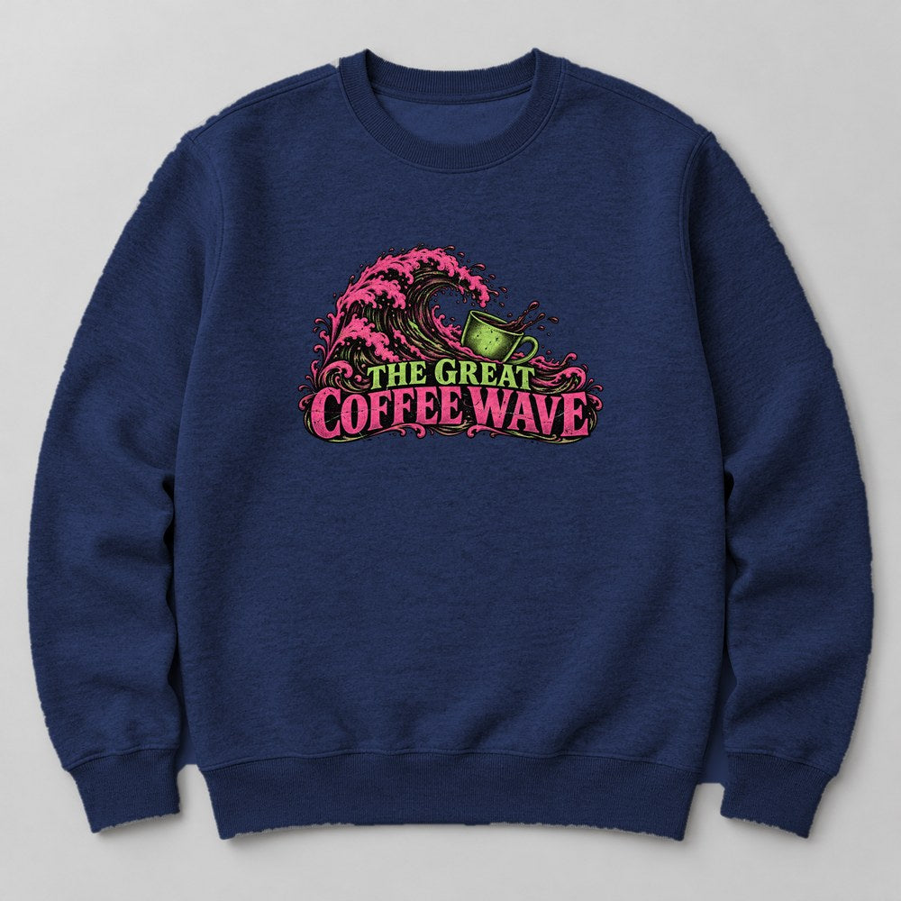 The Great Coffee Wave Sweatshirt in Navy