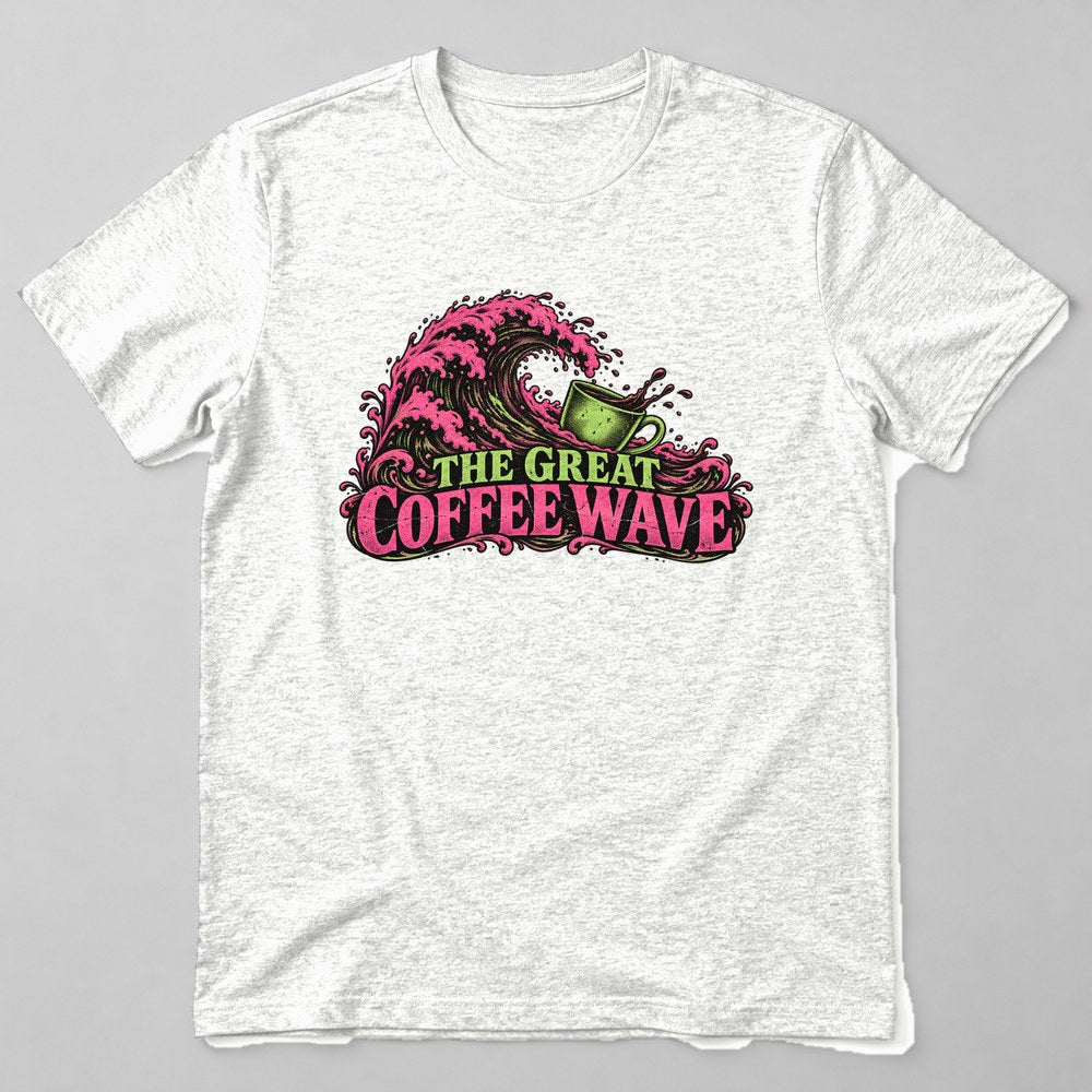 The Great Coffee Wave T-Shirt in White
