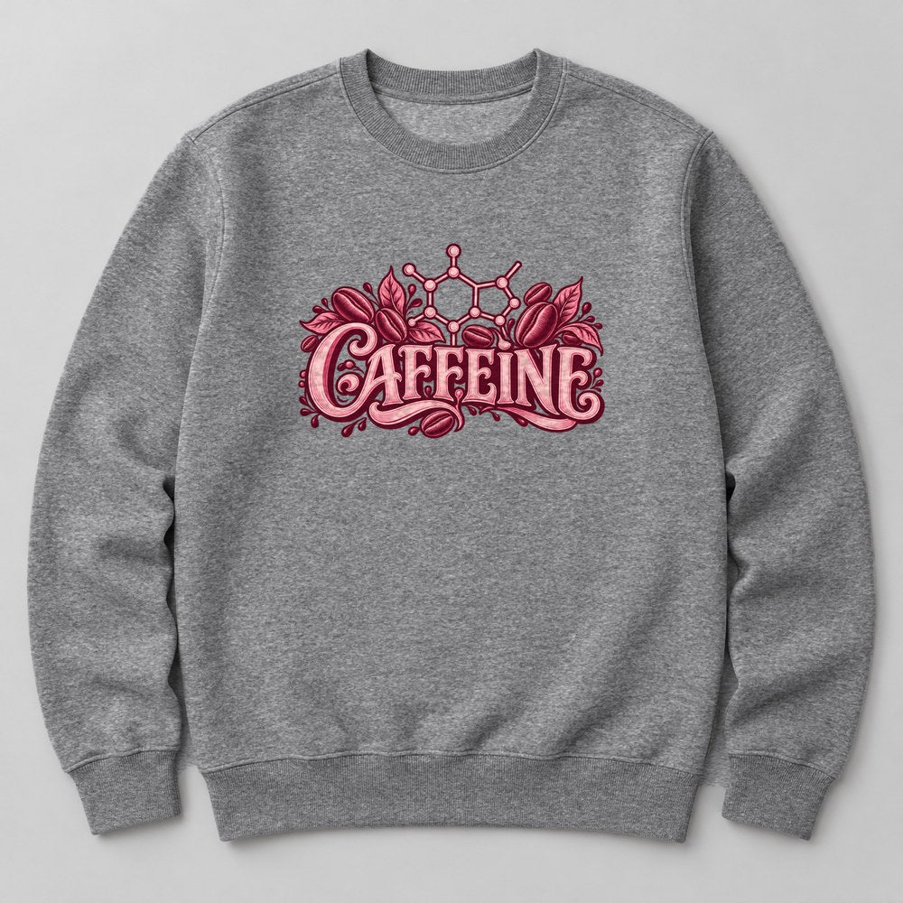 Caffeine Sweatshirt in Heather Grey