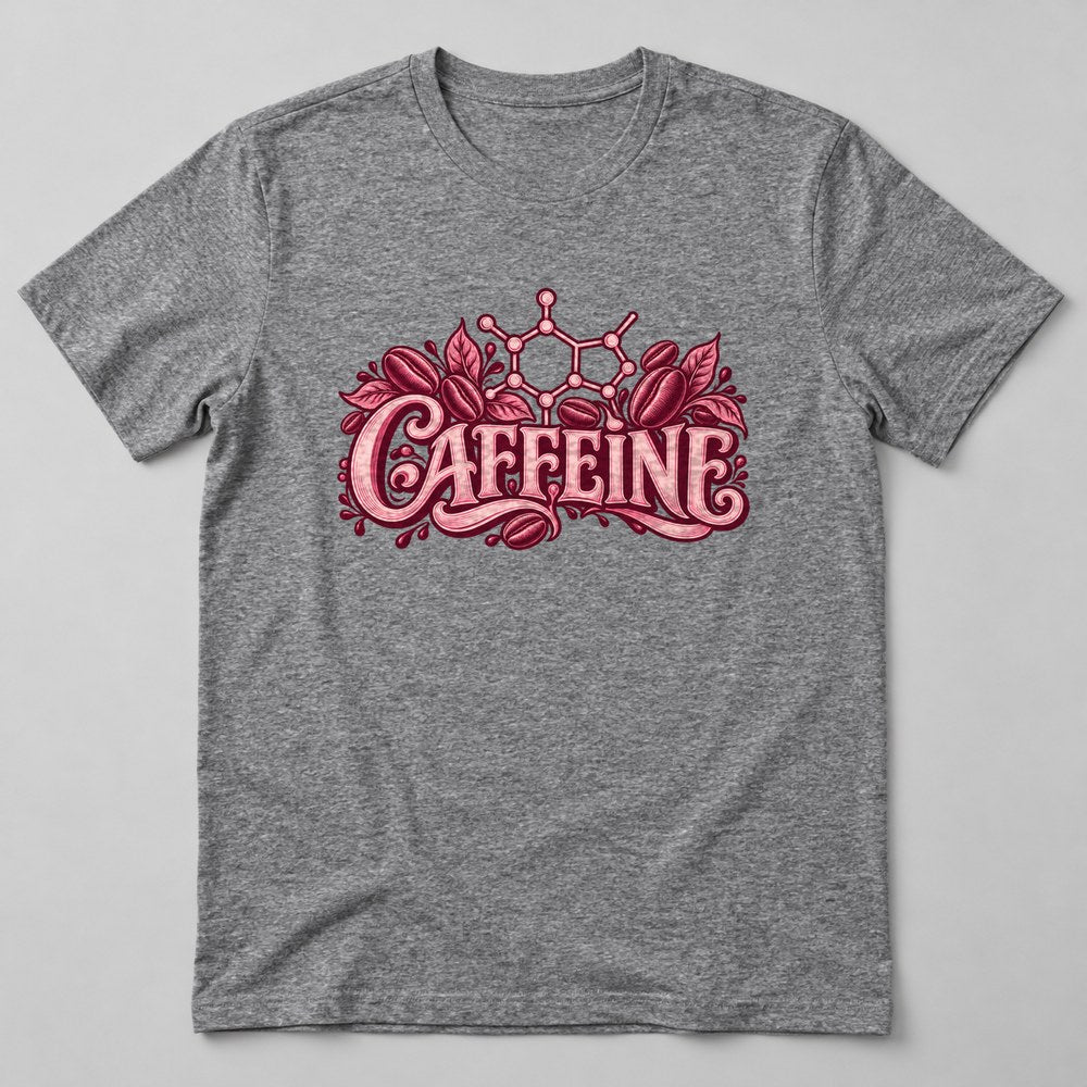 Caffeine T-Shirt in Heather Grey