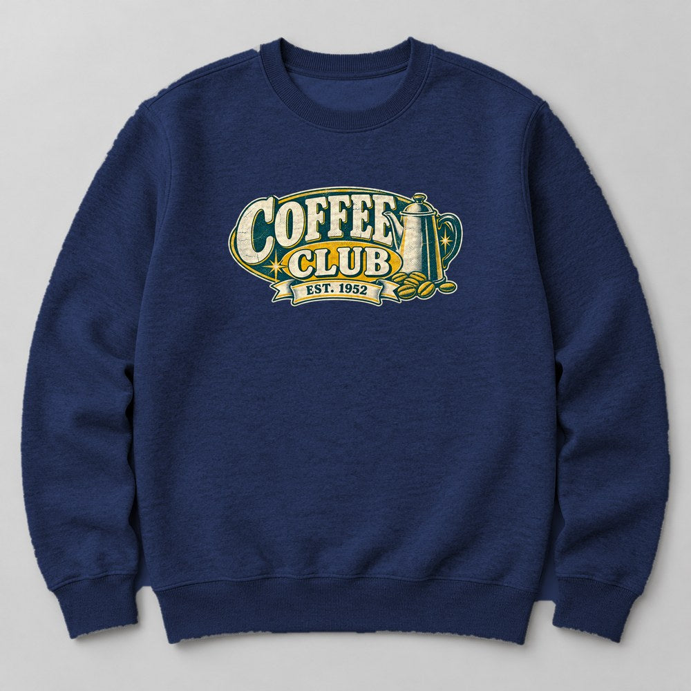 Coffee Club Est. 1952 Sweatshirt in Navy