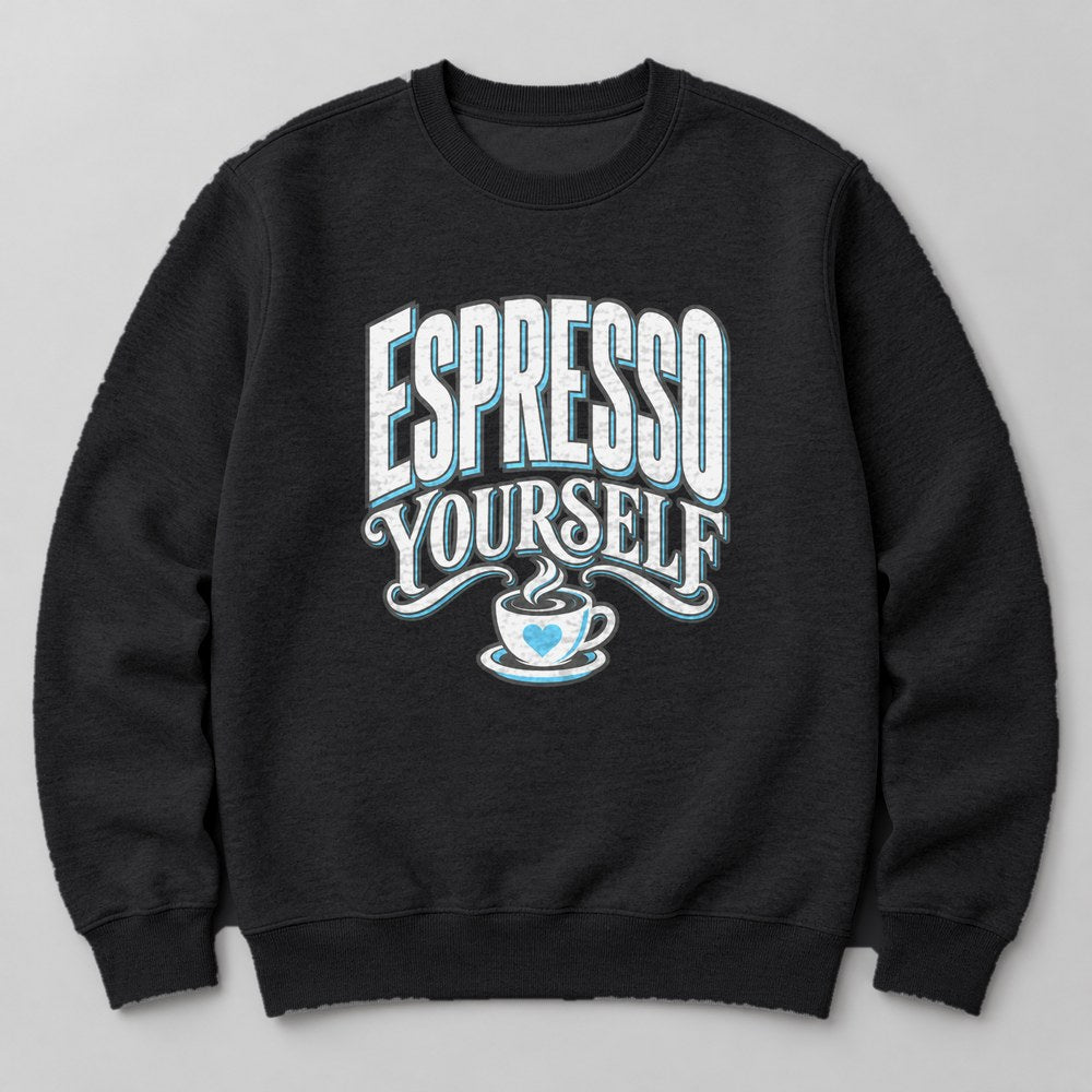 Espresso Yourself Sweatshirt in Black