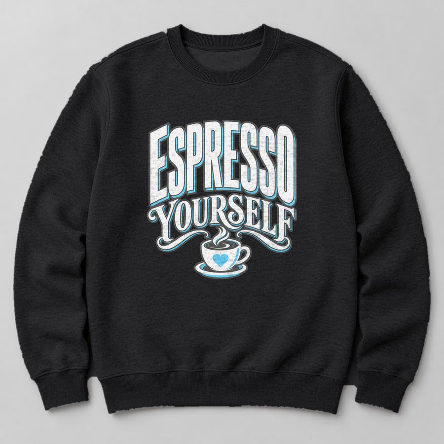 Espresso Yourself Sweatshirt in Black