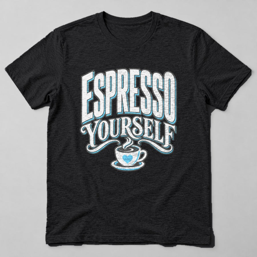Espresso Yourself T-Shirt in Black