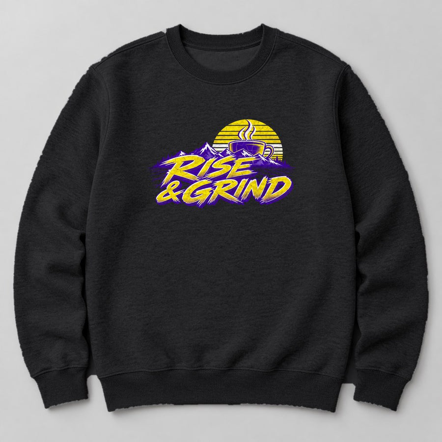 Rise & Grind Sweatshirt in Black