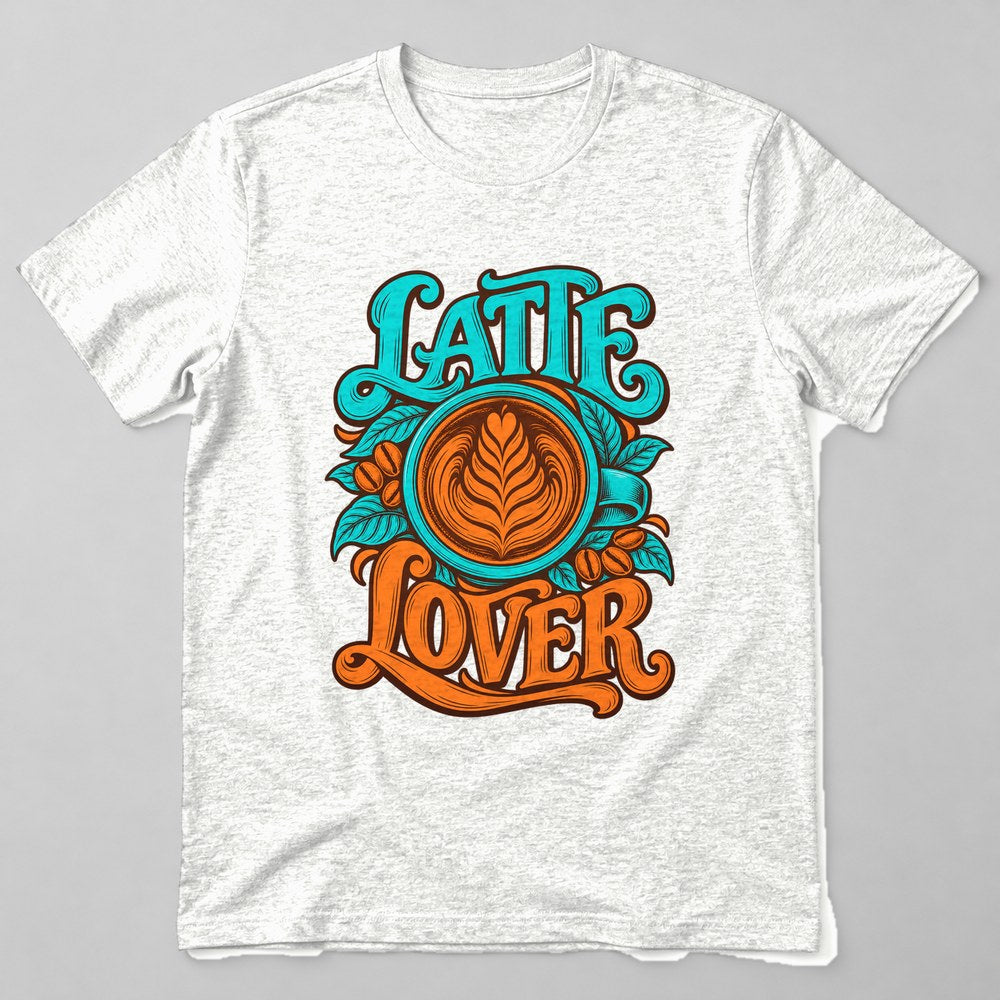 Latte Lover T-Shirt in White