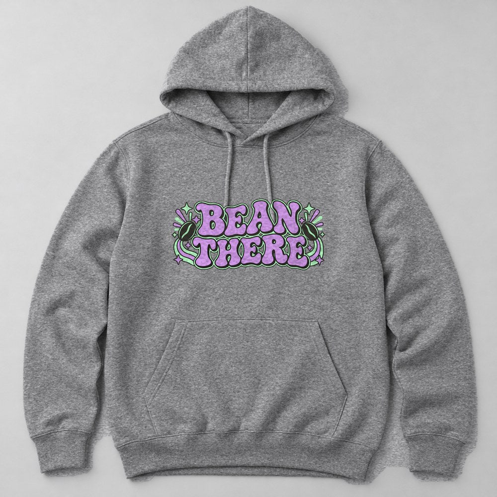 Bean There Hoodie in Heather Grey