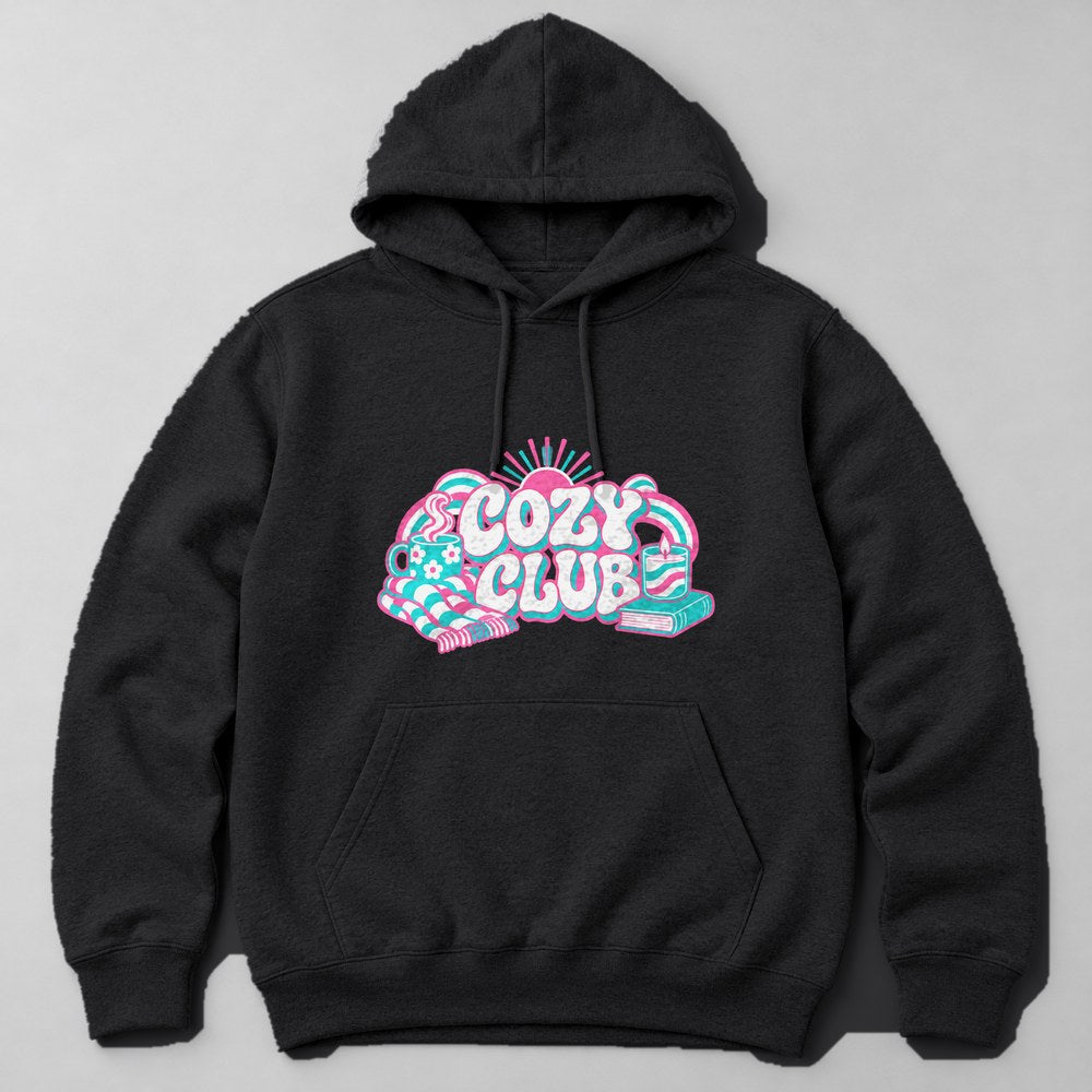Cozy Club Hoodie in Black