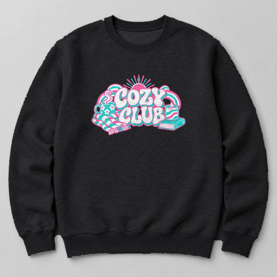 Cozy Club Sweatshirt in Black
