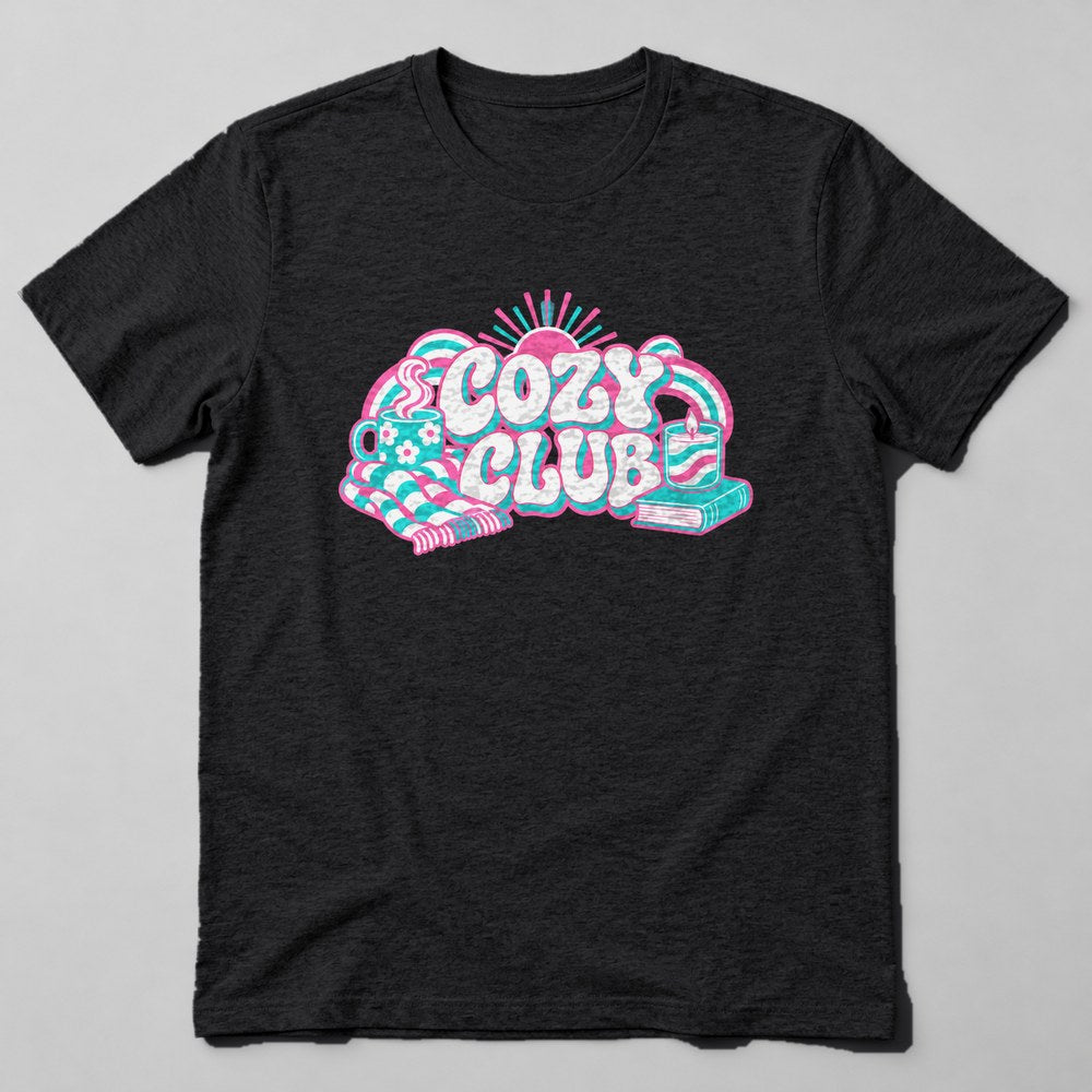 Cozy Club T-Shirt in Black