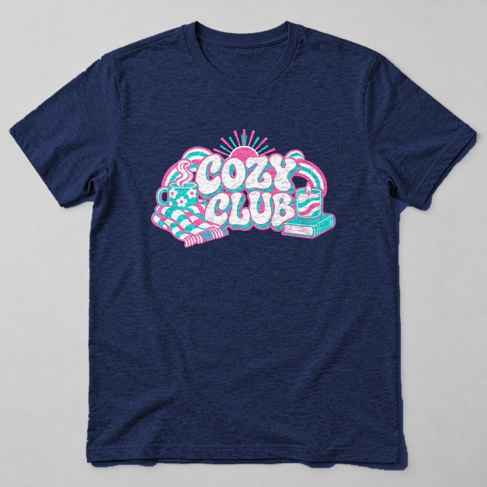 Cozy Club T-Shirt in Navy