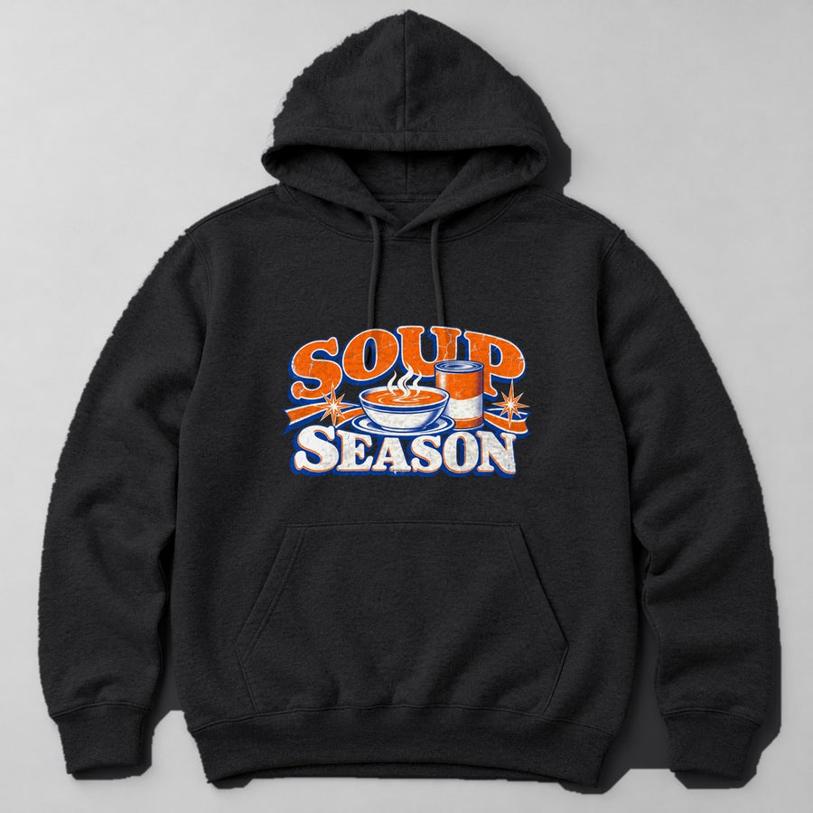 Soup Season Hoodie in Black