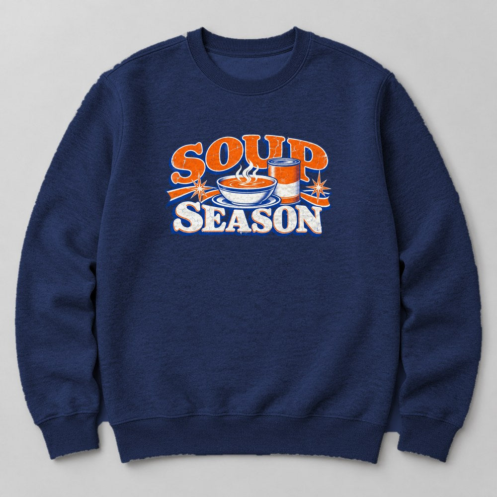 Soup Season Sweatshirt in Navy