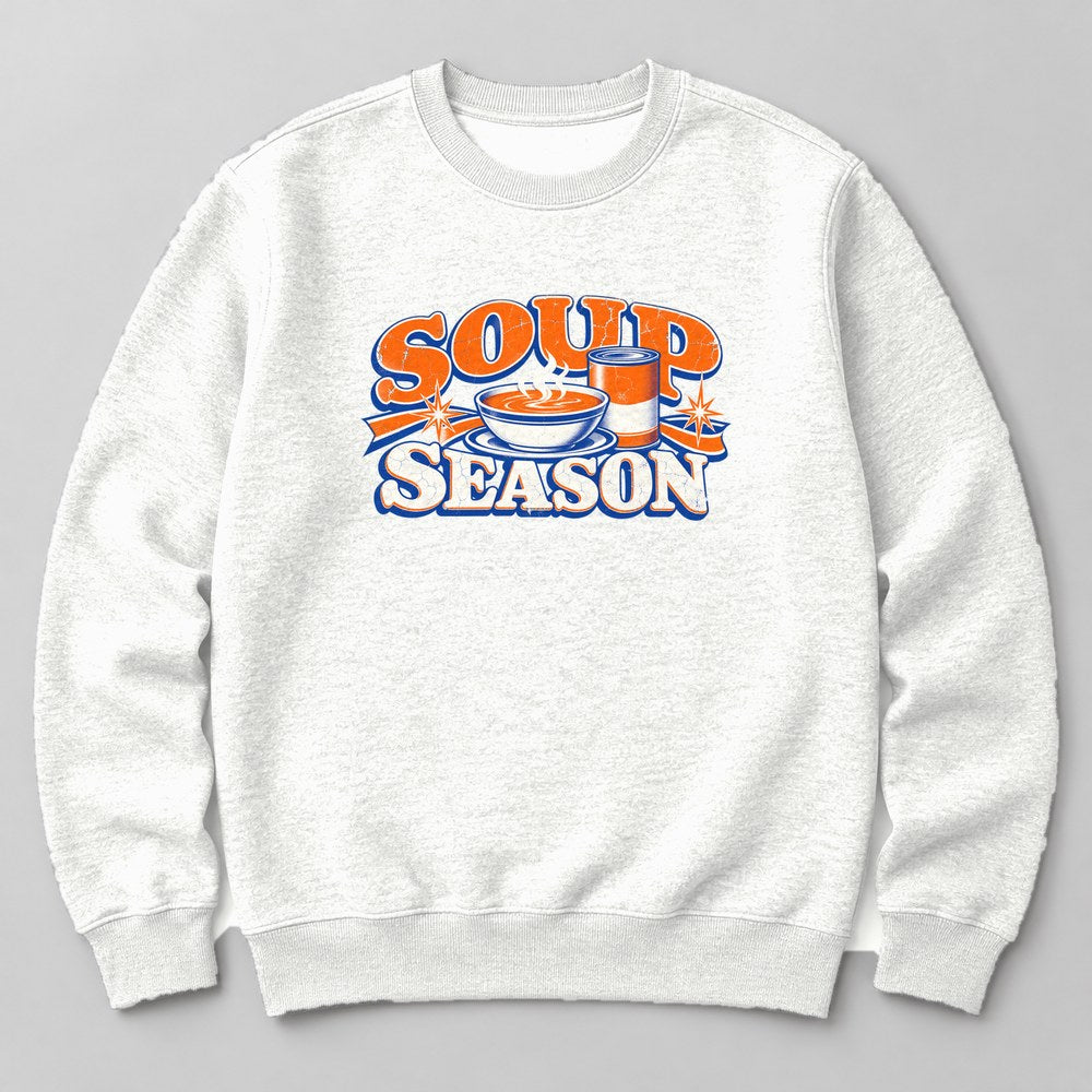 Soup Season Sweatshirt in White