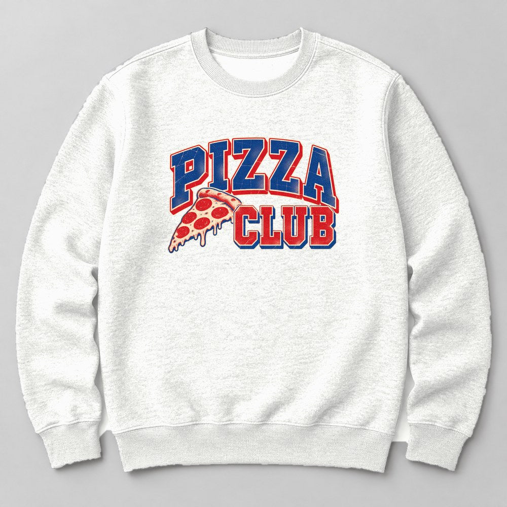 Pizza Club Sweatshirt in White