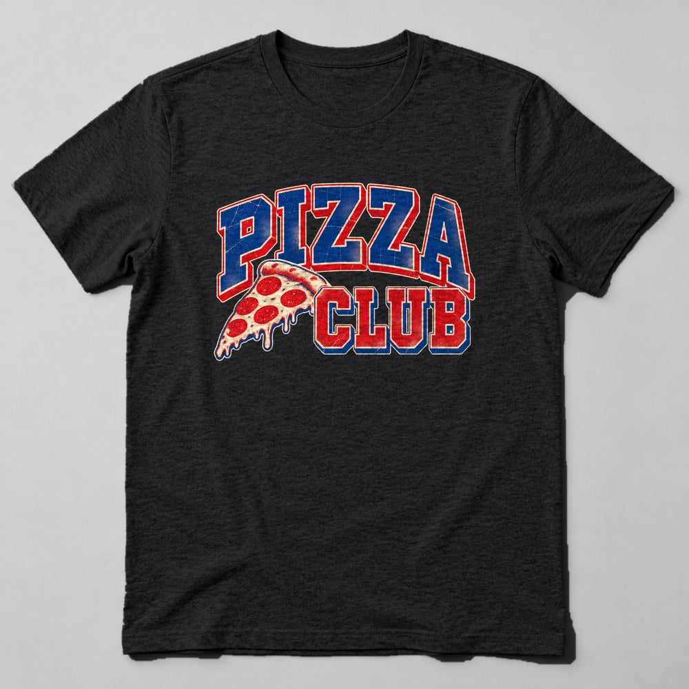 Pizza Club T-Shirt in Black