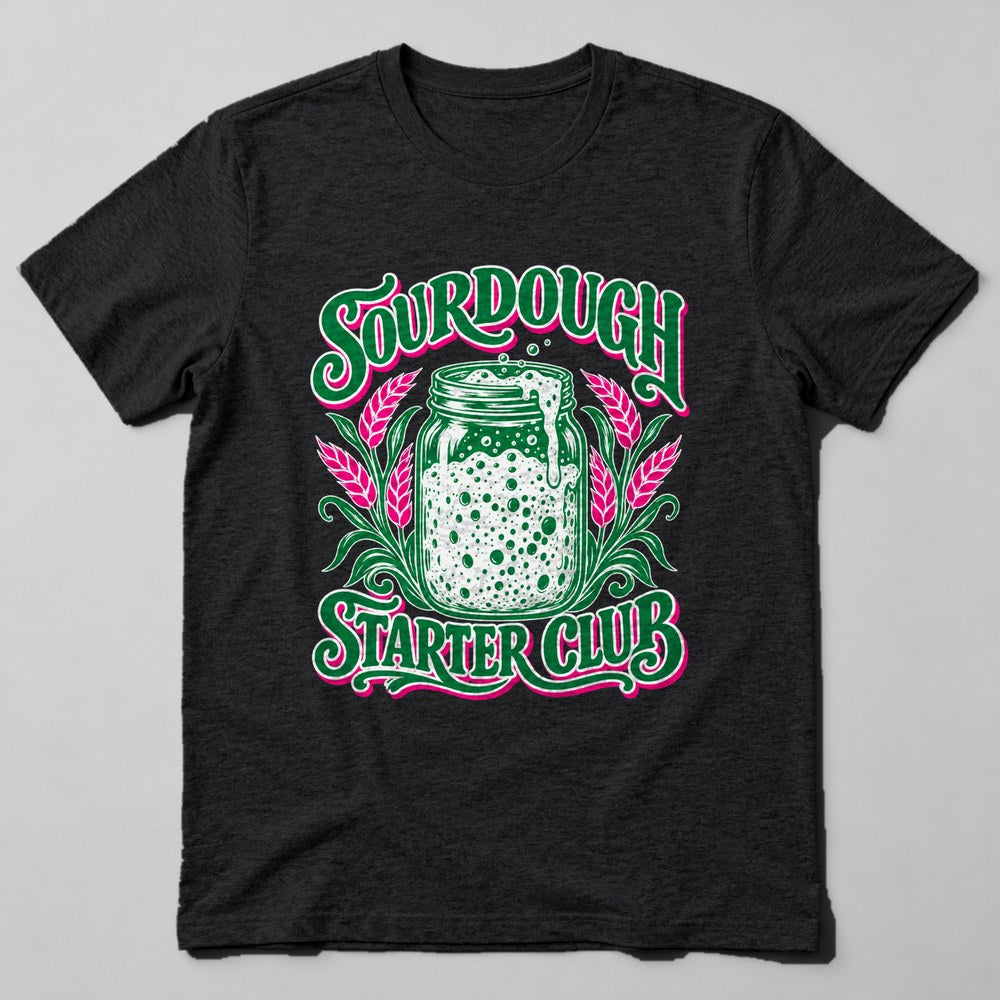 Sourdough Starter Club T-Shirt in Black