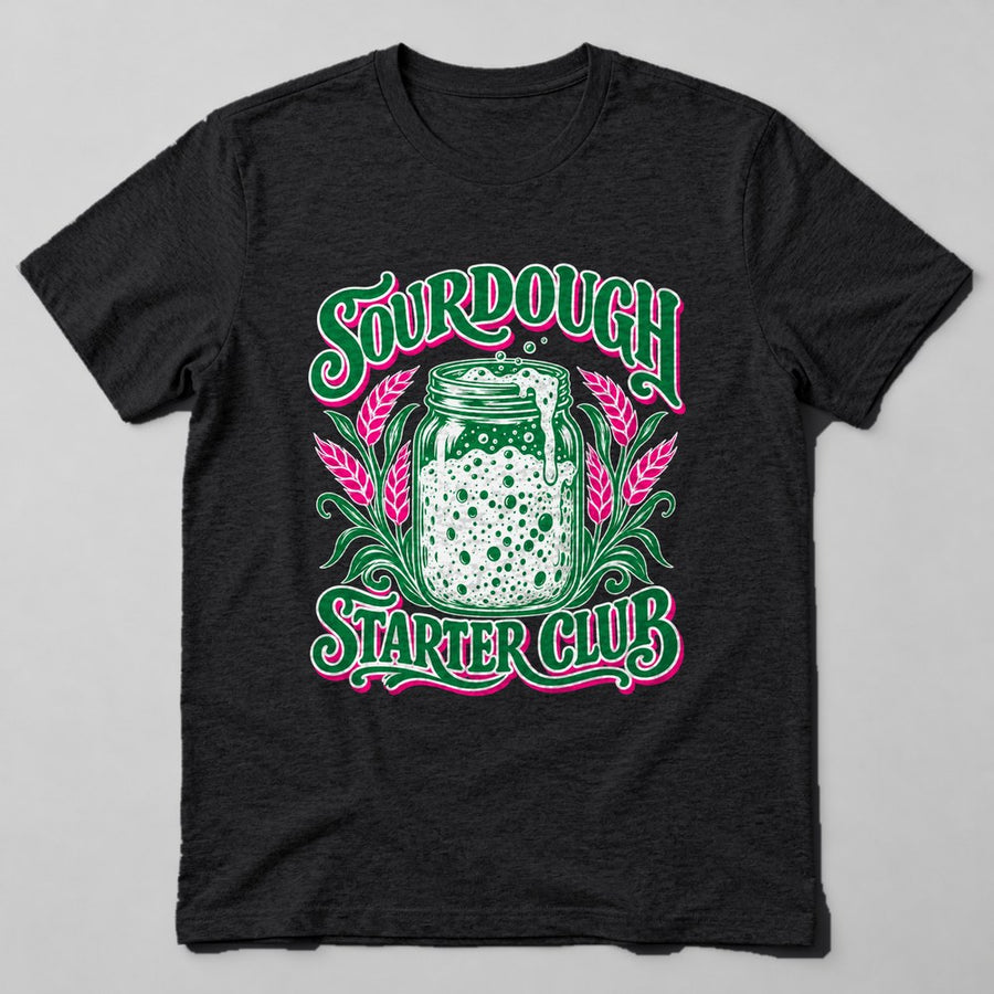 Sourdough Starter Club T-Shirt in Black
