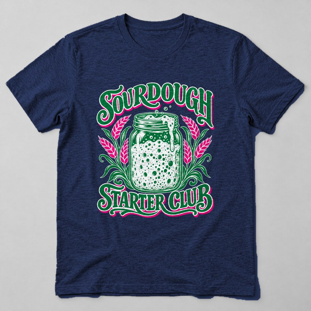 Sourdough Starter Club T-Shirt in Navy