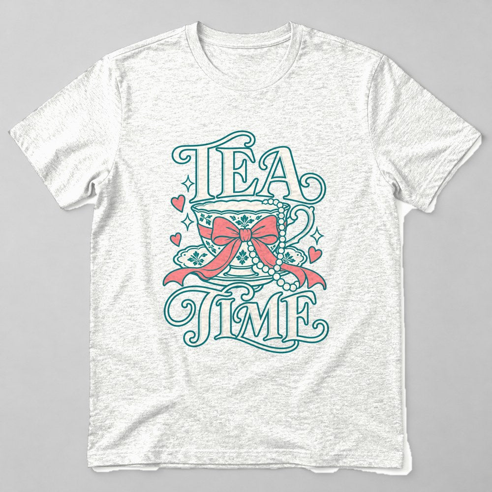 Tea Time T-Shirt in White