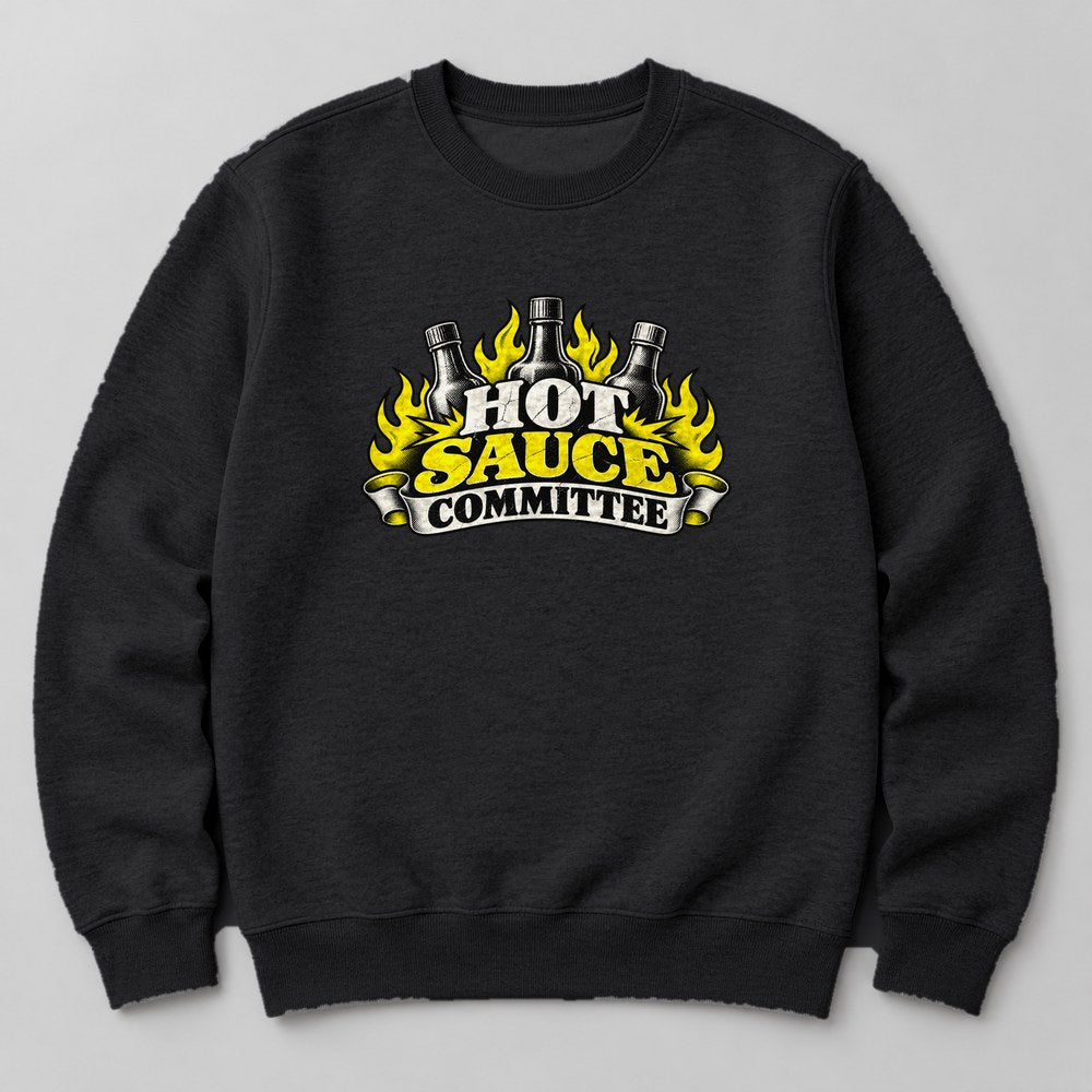 Hot Sauce Committee Sweatshirt in Black