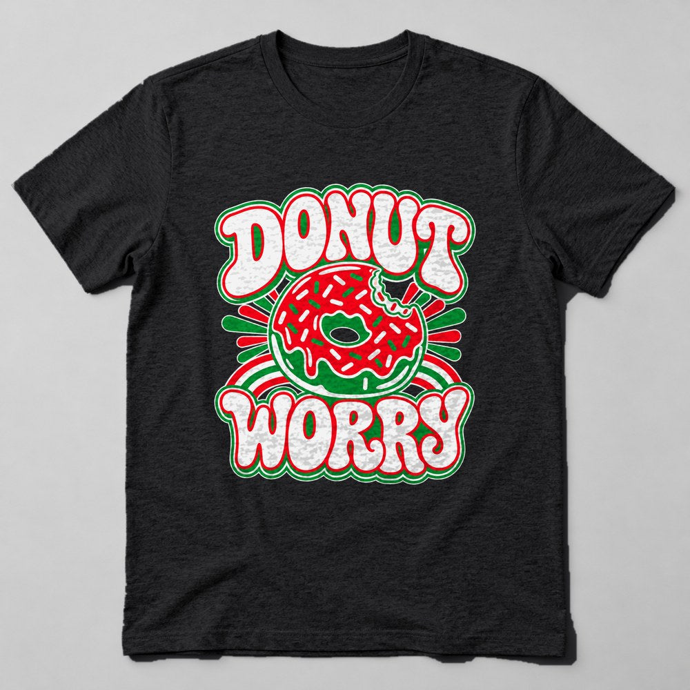 Donut Worry T-Shirt in Black