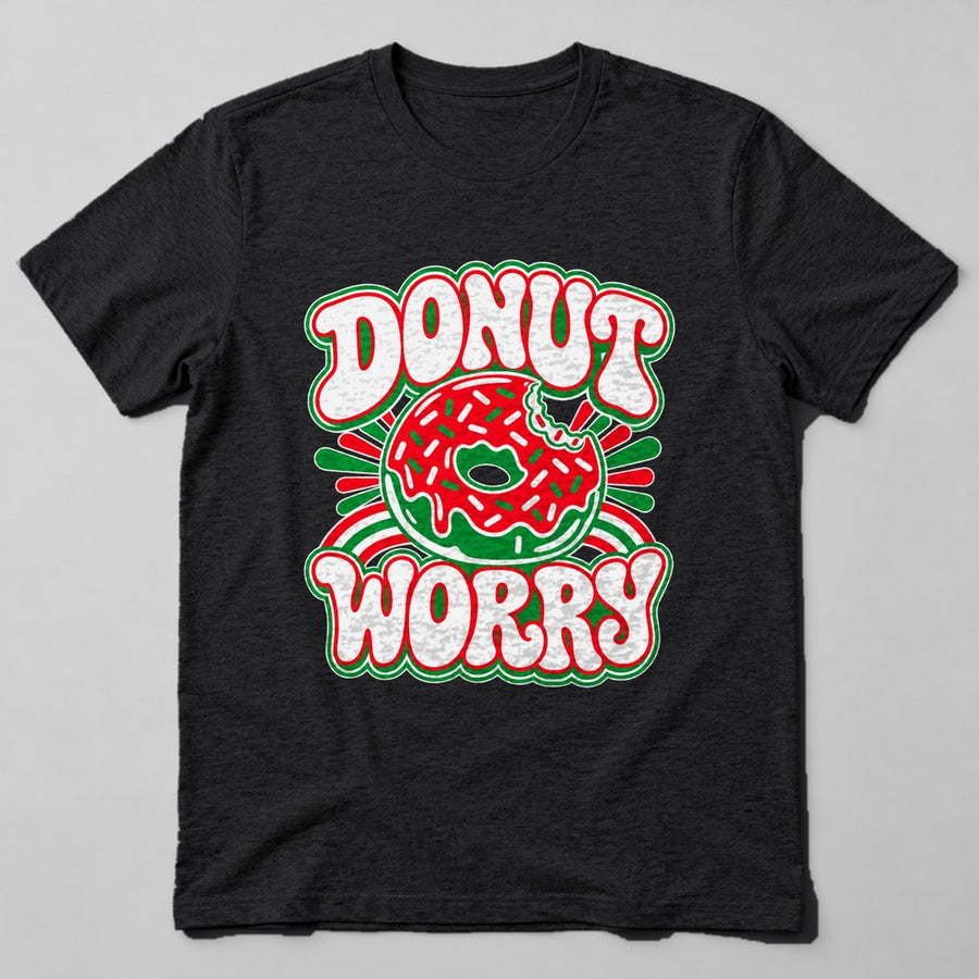 Donut Worry T-Shirt in Black