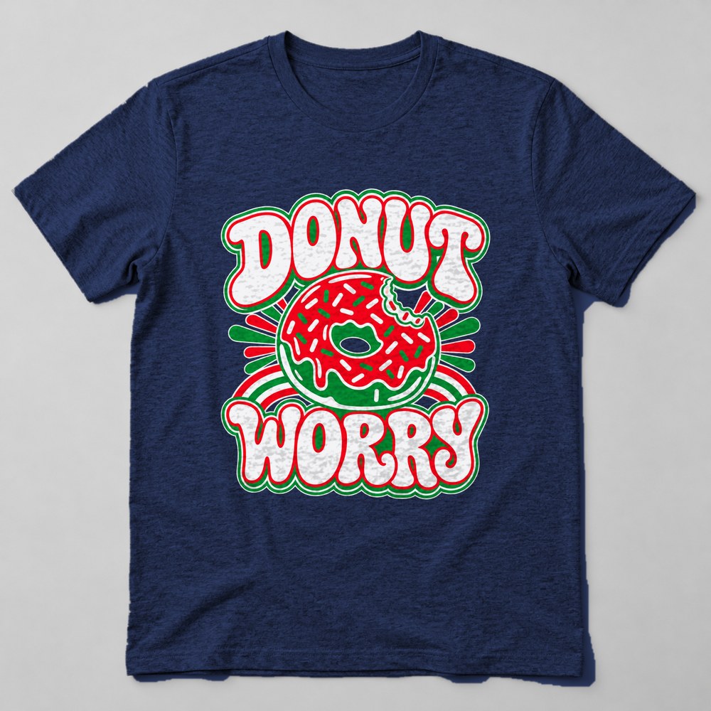 Donut Worry T-Shirt in Navy