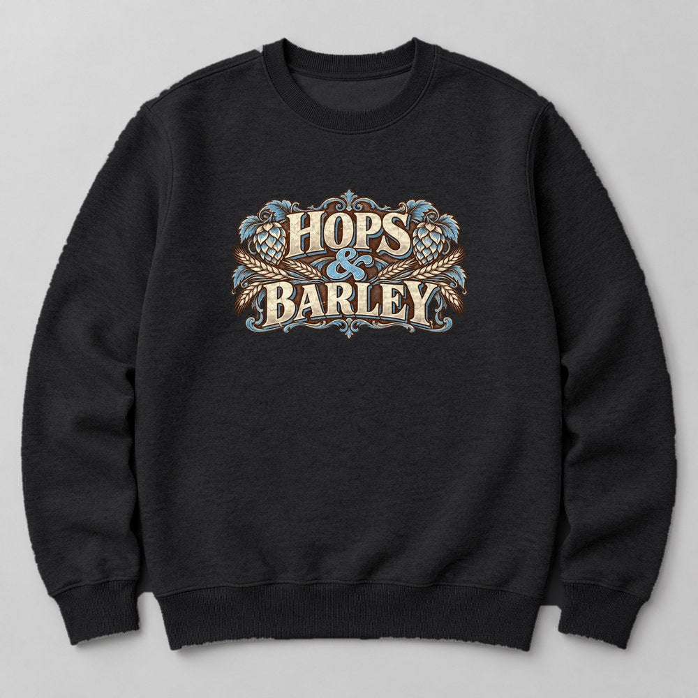 Hops & Barley Sweatshirt in Black