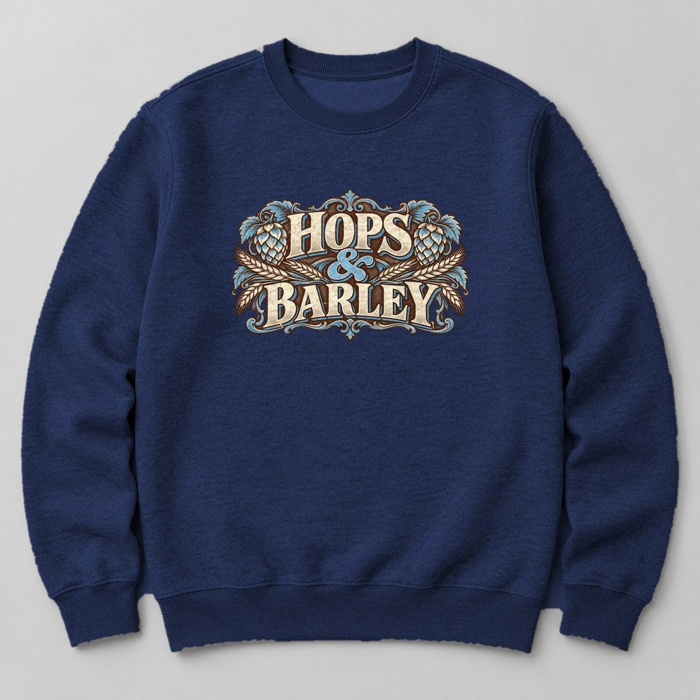 Hops & Barley Sweatshirt in Navy