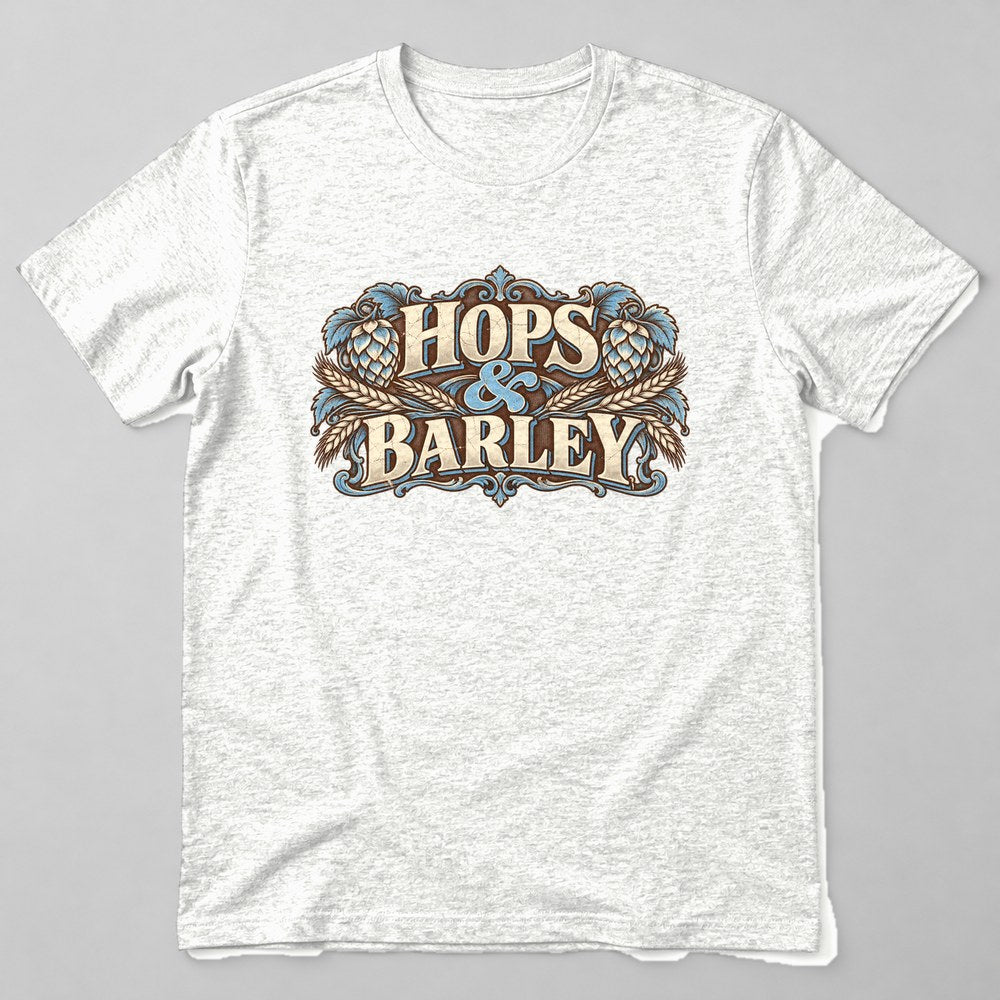 Hops & Barley T-Shirt in White
