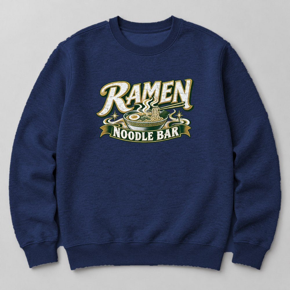 Ramen Noodle Bar Sweatshirt in Navy