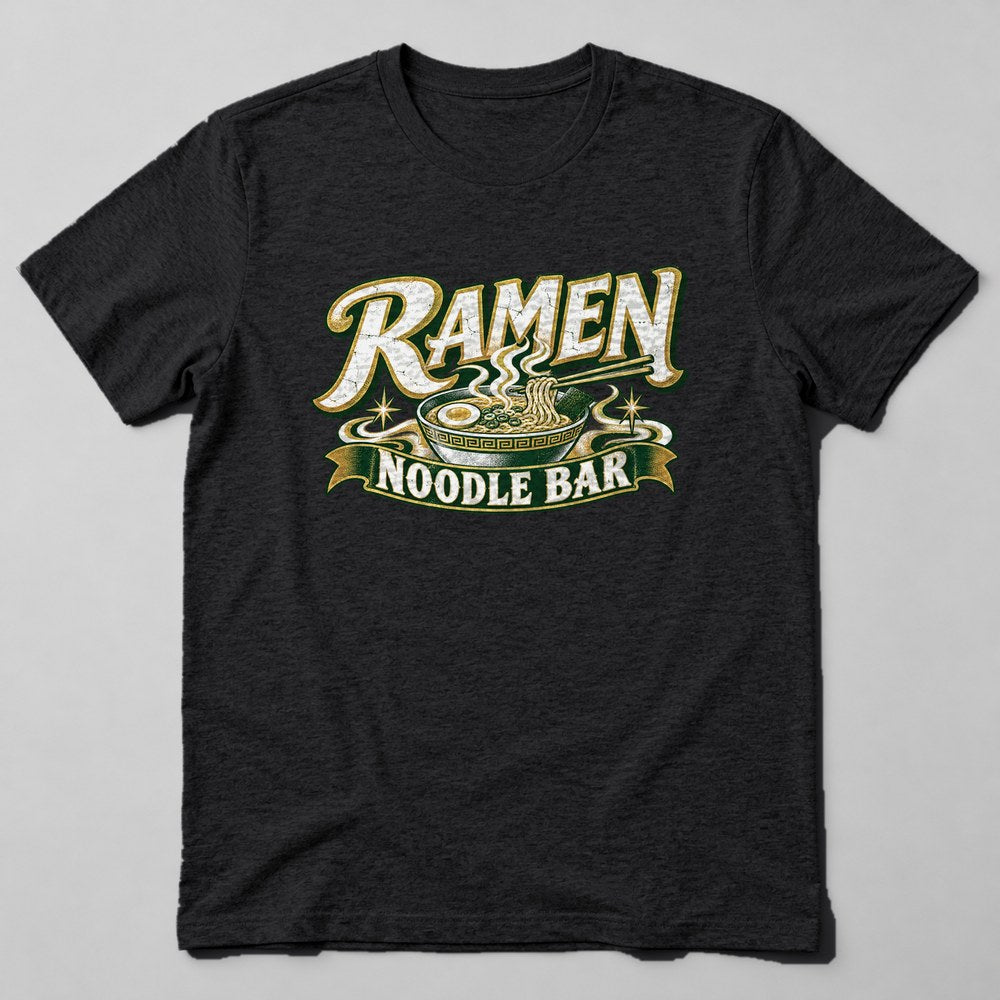 Ramen Noodle Bar T-Shirt in Black