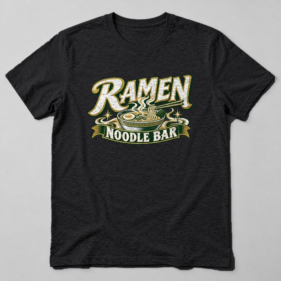 Ramen Noodle Bar T-Shirt in Black