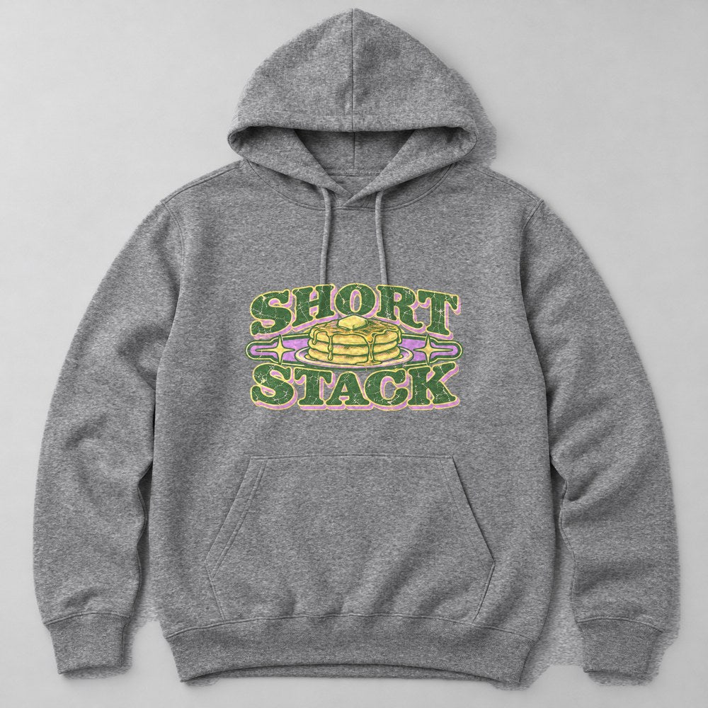 Short Stack Hoodie in Heather Grey