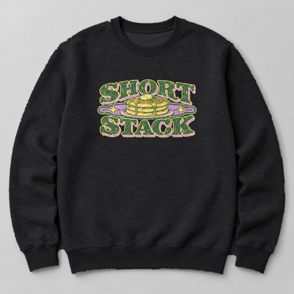 Short Stack Sweatshirt in Black