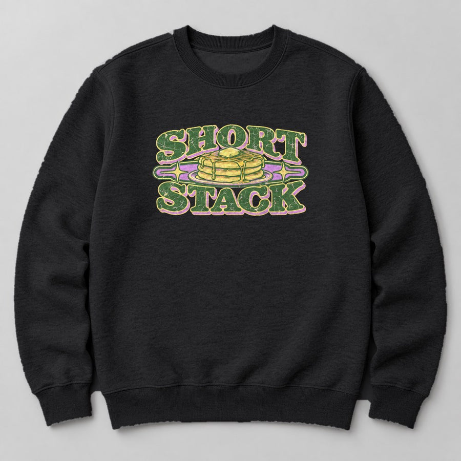 Short Stack Sweatshirt in Black