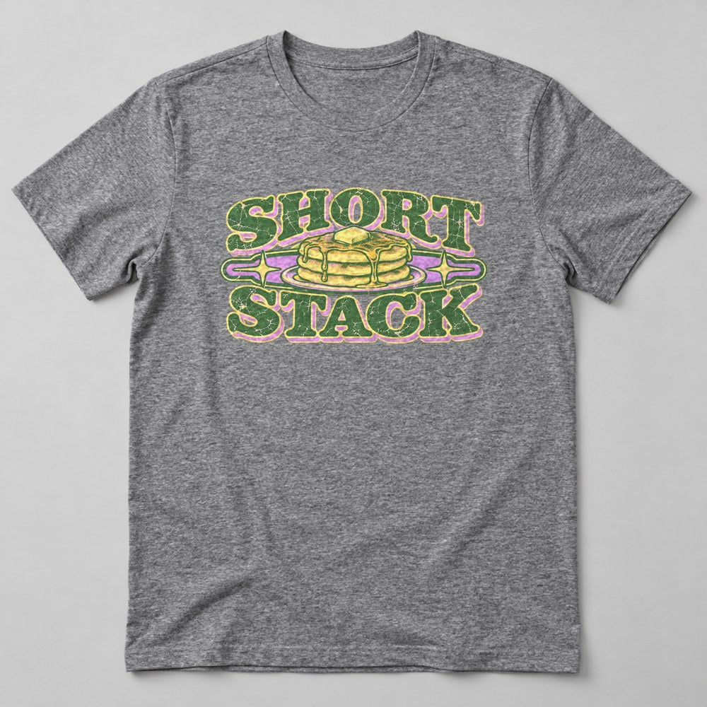 Short Stack T-Shirt in Heather Grey